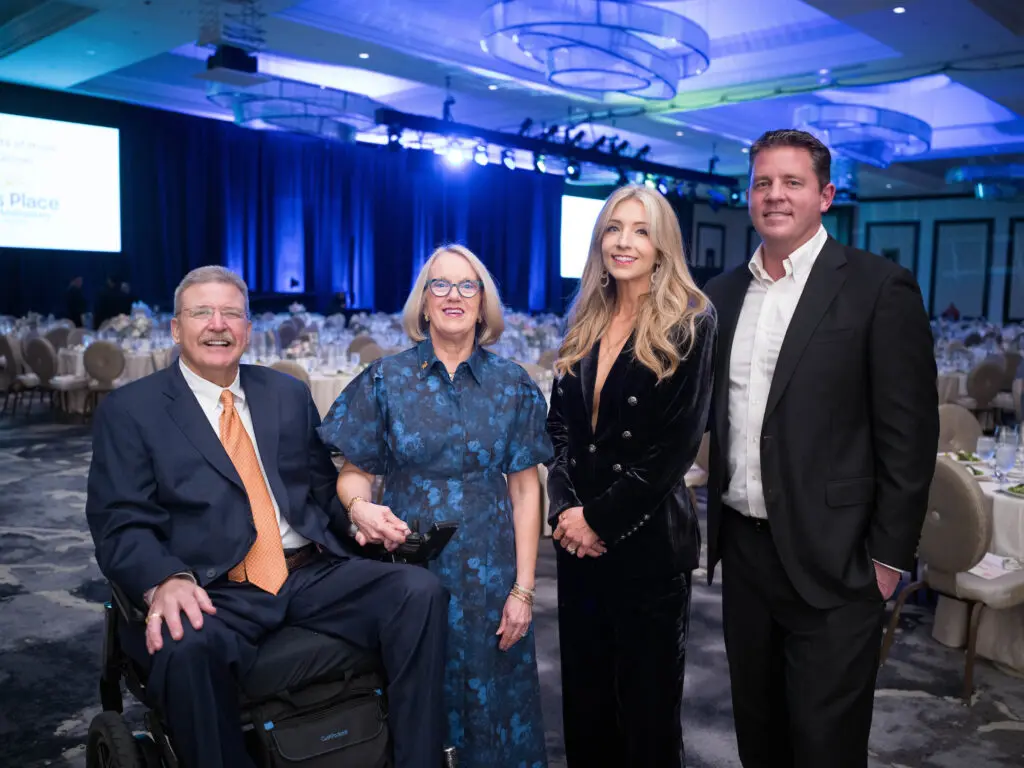 Gene & Mary Alford, Megan & Luke Hotze at Bo's Place 'Hearts of Hope' evening (Photo by Daniel Ortiz)