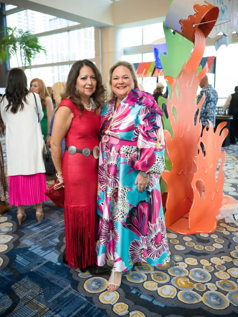 Gigi Wark, Denise Blonder at the 25th annual Trailblazers luncheon. (Photo by Daniel Ortiz)