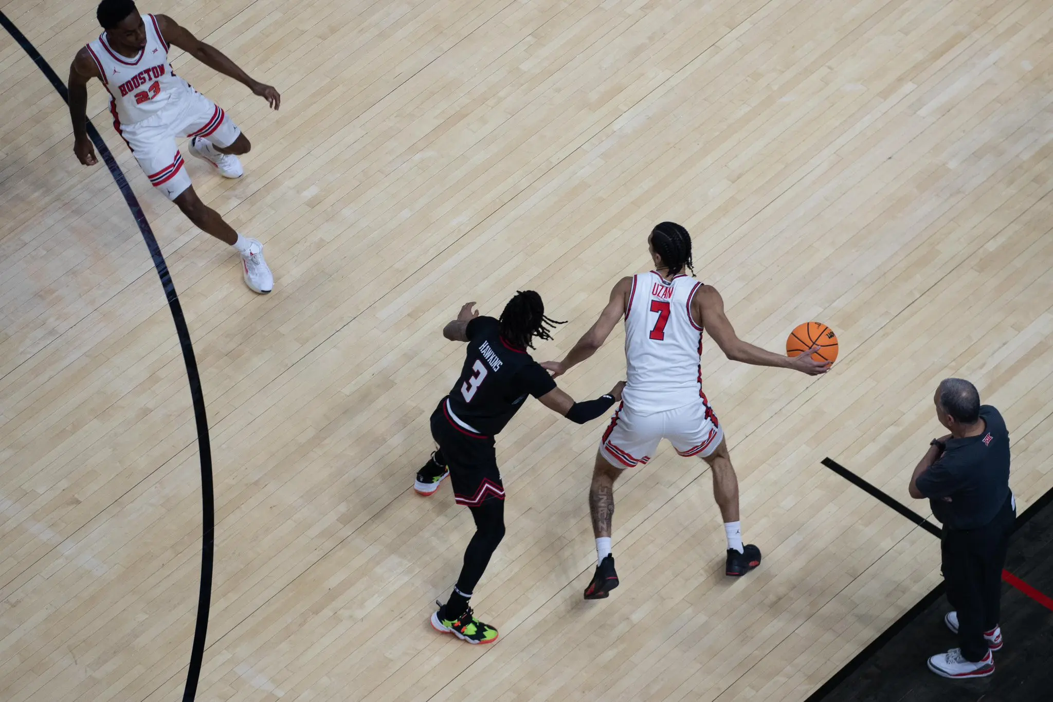 Milos Uzan Houston Texas Tech