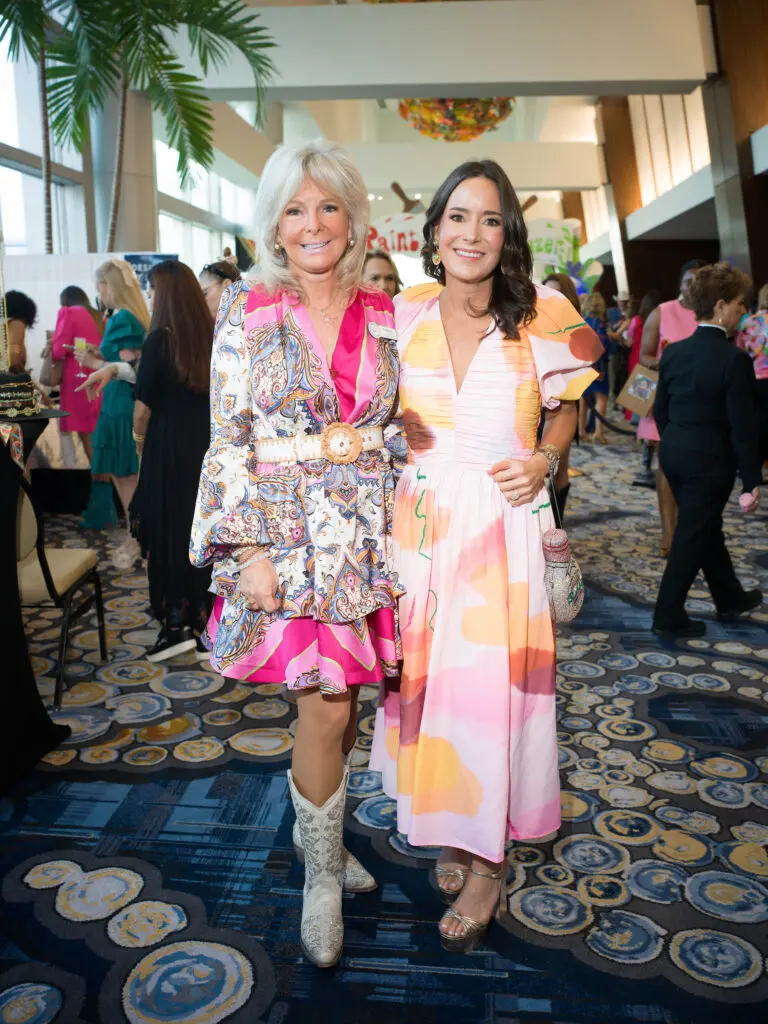 Gretchen Gilliam, Christina Greene at the 25th annual Trailblazers luncheon. (Photo by Daniel Ortiz)