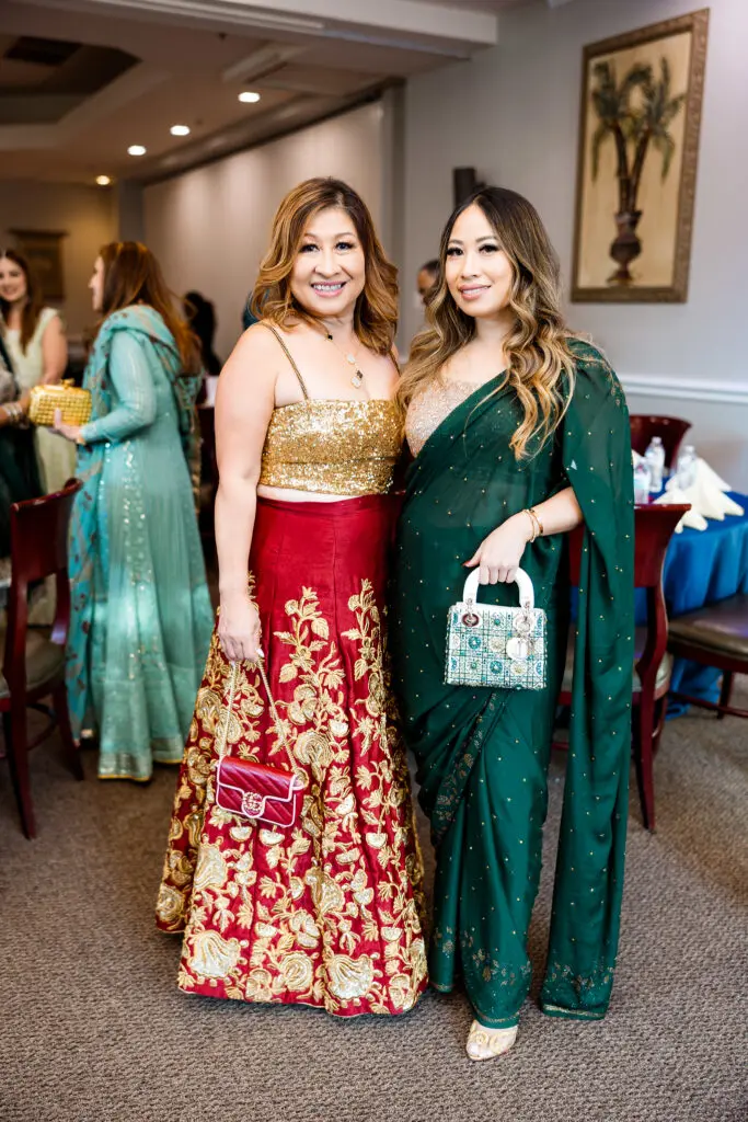 Christine Nuygen, Britney Nuyguen at the wedding of Ruchi Mukherjee and Walter Sassard. (Photo by Quy Tran)