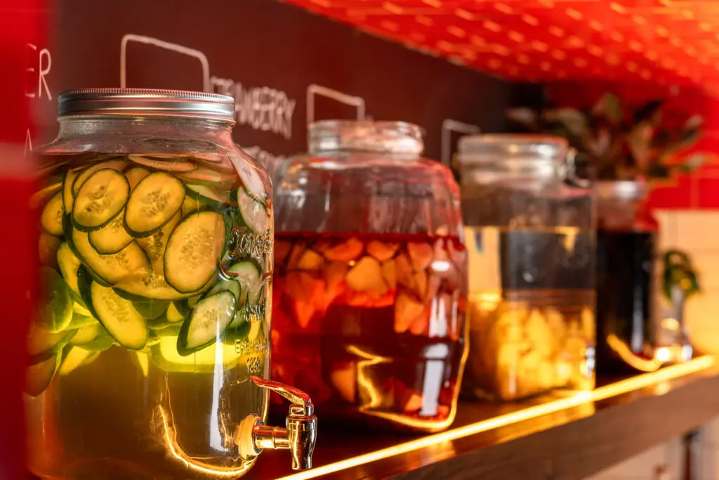 HG Sply Co. infuses its alcohol with real fruit and vegetables. (Photo by Estave Creative)