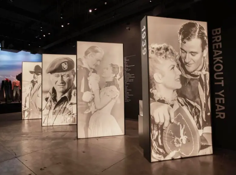 Located in the heart of the Fort Worth Stockyards, John Wayne: An American Experience offers an intimate look at The Duke’s life and legacy.  (Courtesy)