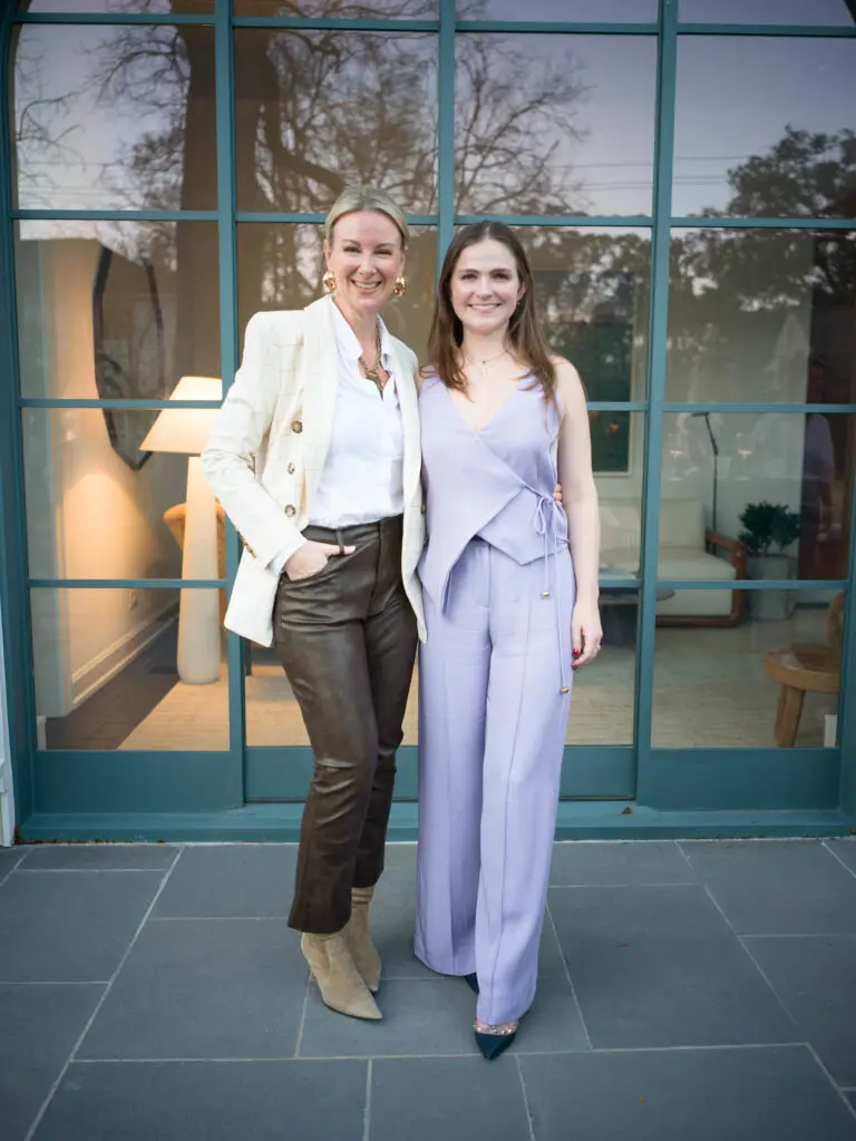 SmartFlyer's Libby Taft, Lauren Reckling at the client appreciation event. (Photo by Daniel Ortiz)