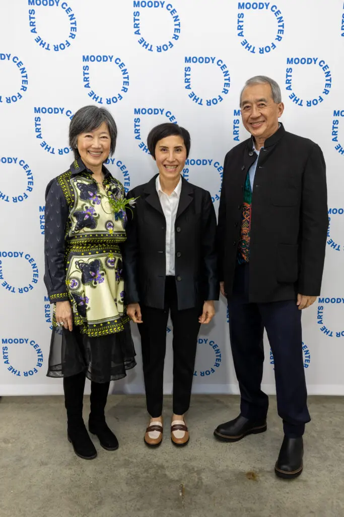Anne & Albert Chao, Tiffany Chung at A Dinner for the Moody at Rice University’s Moody Center for the Arts. (Photo by Jenny Antill Clifton) 