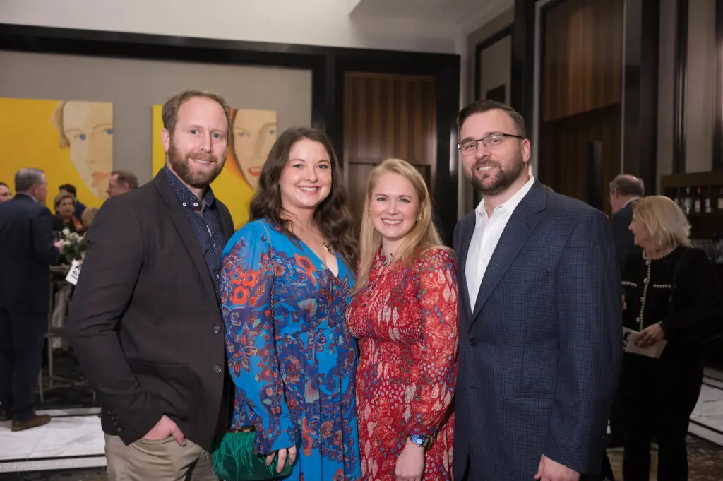 Reece & Jenna Scott, Lauren & John Alford at Bo's Place 'Hearts of Hope' evening (Photo by Daniel Ortiz)