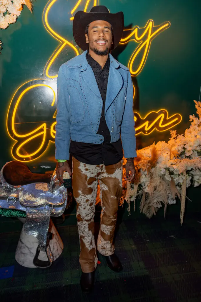 Houston Rocket Jalen Green at the Cotton Q Club (Photo courtesy of Cotton Holdings)