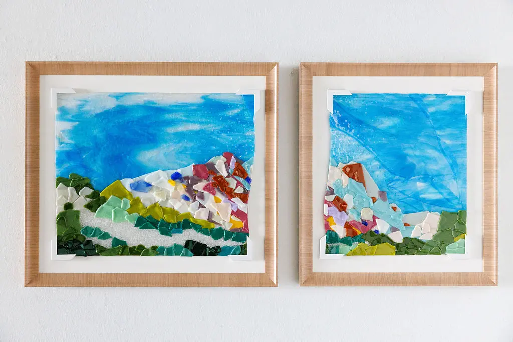 In It Started in Paris, "Let It Be, I and II" was inspired by Mont Sainte-Victoire. (Photo by Sara Kerens)