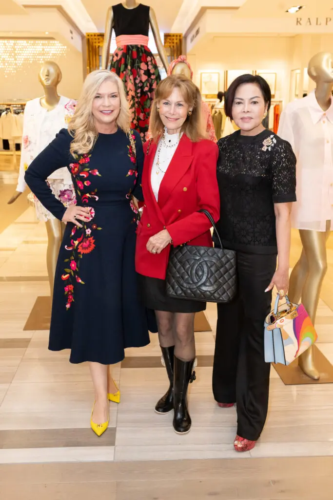 Tammie Johnson, Cheryl Byington, Nini Hale at the 2025 Sweethearts Tea (Photo by Jacob Power)