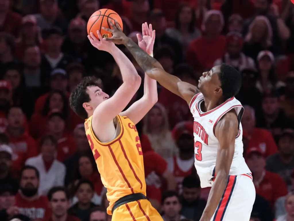 University of Houston guard Terrance Arceneaux can make a defensive impact too. (Photo by F. Carter Smith)