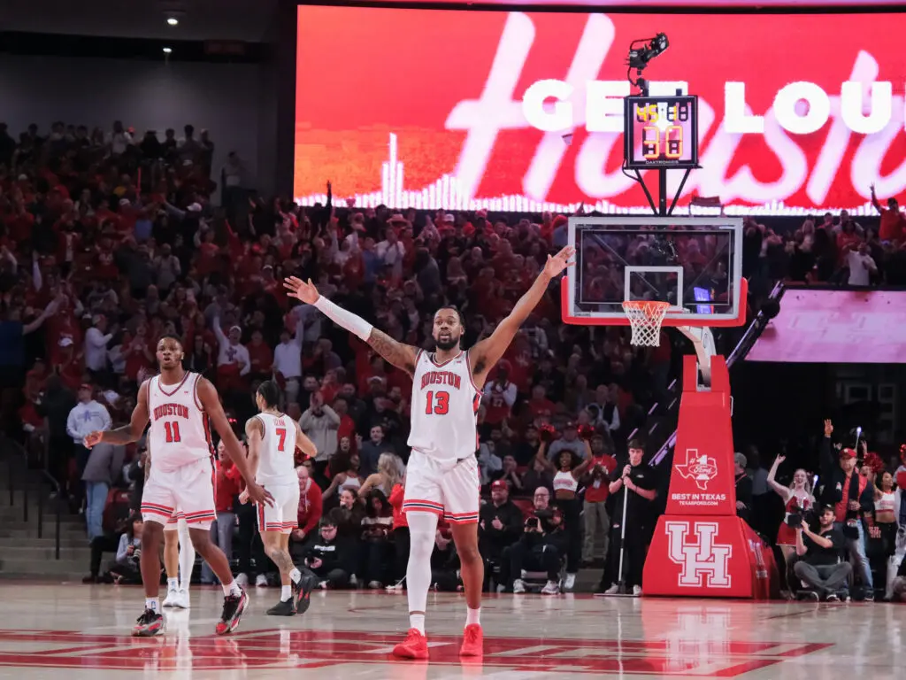 University of Houston forward J'Wan Roberts knows that all the Coogs do in the BIg 12 is win. (Photo by F. Carter Smith)