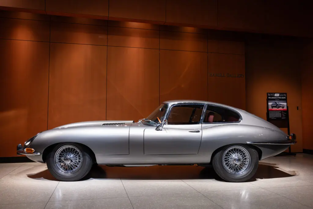 The 1965 Jaguar was donated to the Houston Museum of Natural Science gala auction by Stephanie & Frank Tsuru. Photo by Mike Rathke)