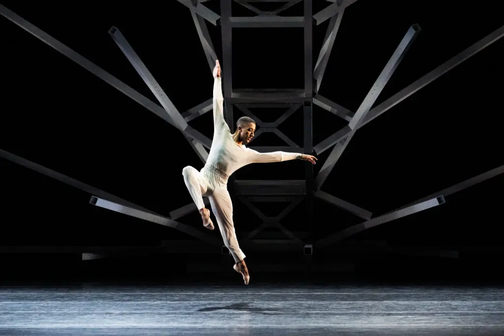 Houston Ballet First Soloist Harper Watters in Justin Peck’s 'Under the Folding Sky'
(Photo by Lawrence Elizabeth Knox (2023) courtesy of Houston Ballet)
