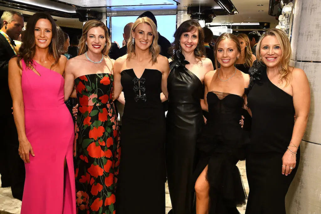 Emily Smith, Lauren Fertitta, Amber Howard, Kris Del Prete, Kady Valer, April Tarkington at the San Luis Salute (Photo by Dave Rossman)