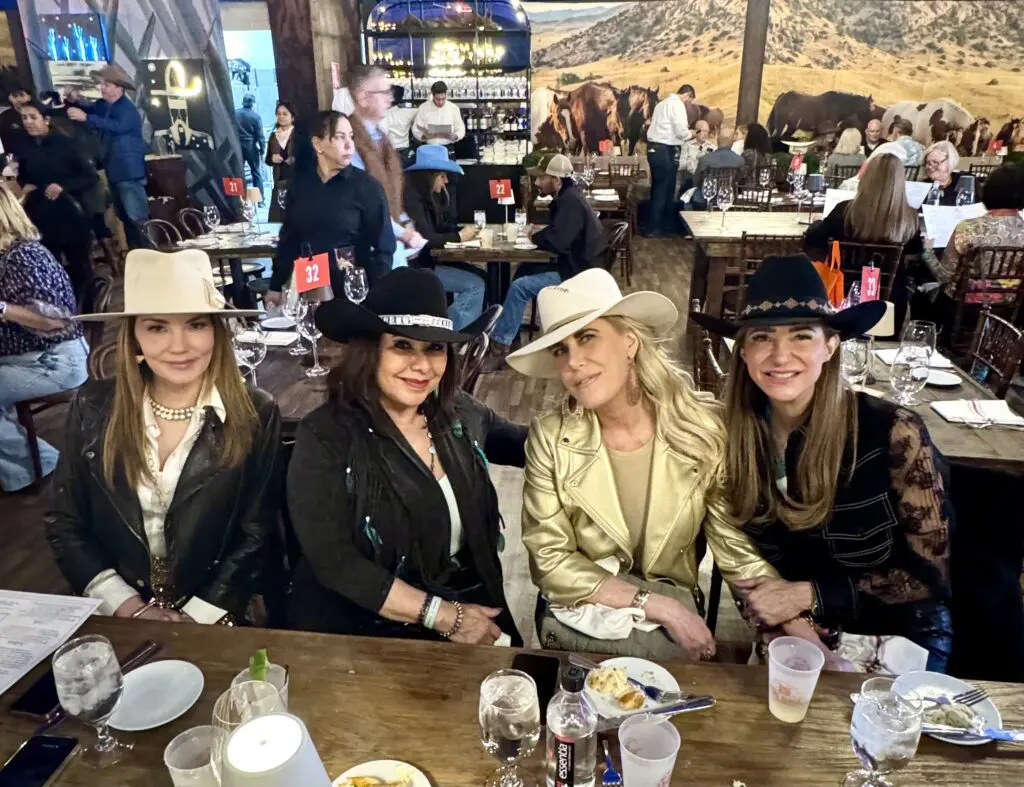 Laurel Ross, Debbie Festari, Courtney Hobson, Melissa Mithoff at The Ranch + Steakhouse (Photo courtesy Debbie Festari)