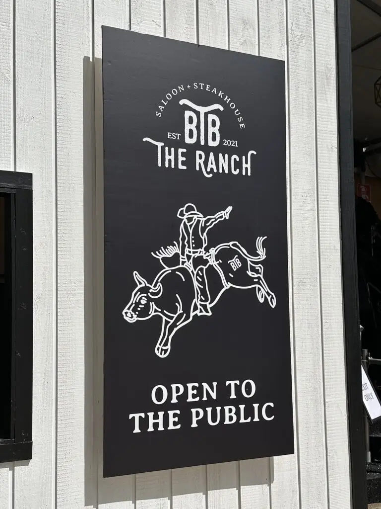 The Ranch + Steakhouse logo (Photo by Shelby Hodge)