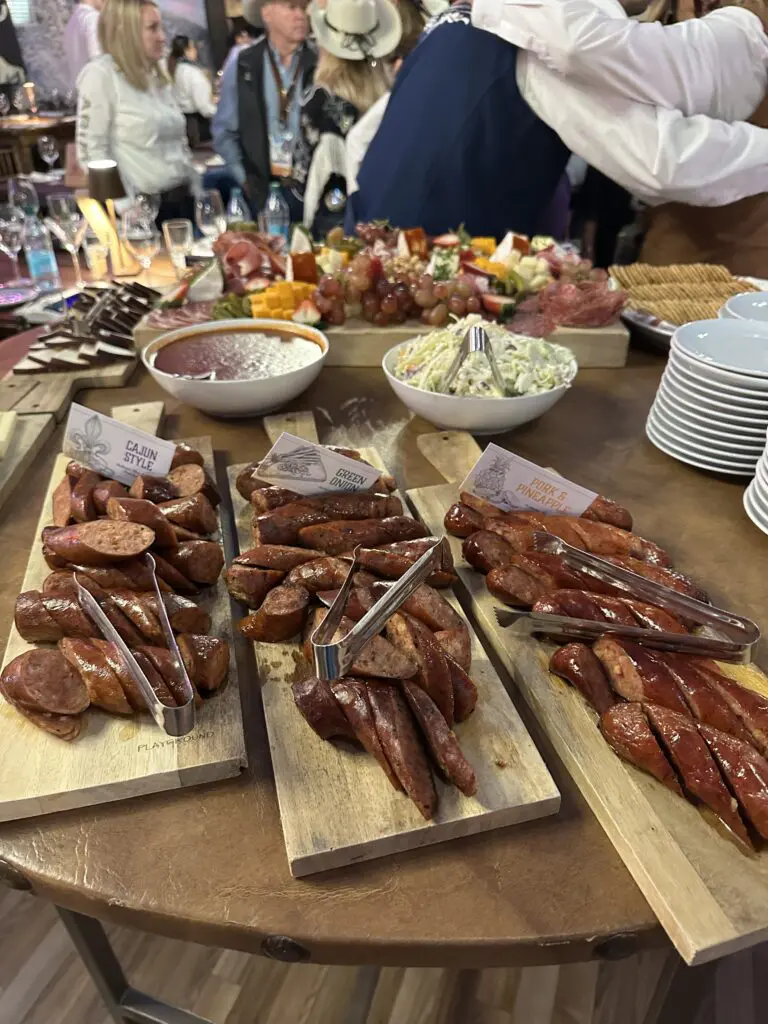 Appetizers for heavy-hitters on opening day of The Ranch + Steakhouse at the Houston Rodeo