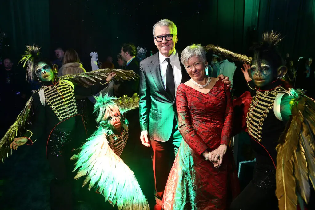 UT Chancellor Dr. James B. Milliken and his wife Nana at the San Luis Salute (Photo by Dave Rossman)