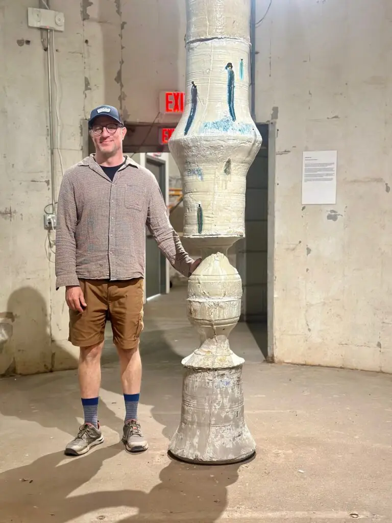 From objets d'art to installations, Jeff Forster infuses a sense of the sacred in his artwork. (Photo courtesy Empty Bowls Houston)
Courtesy: Empty Bowls Houston