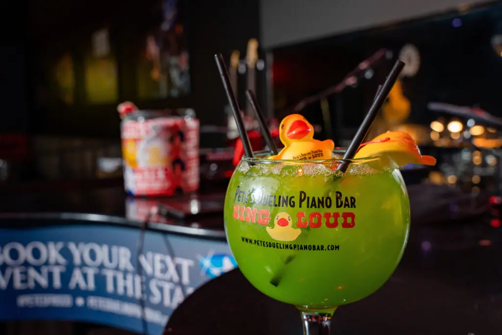 Pete's Piano Bar's festive green cocktail is perfect for St. Patty's. (Courtesy)