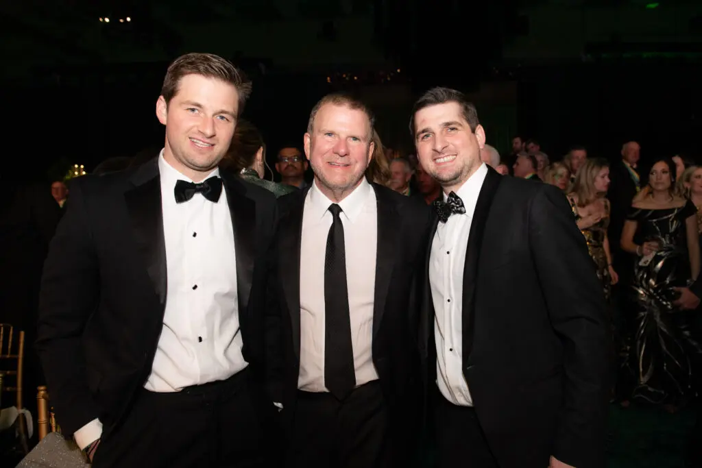 Patrick Fertitta, Tilman Fertitta, Blake Fertitta  at the San Luis Salute (Photo by Manny Chen)