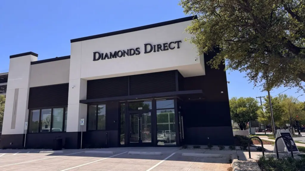 The jeweler’s eighth store in Texas overall, Diamonds Direct is now open by TCU.