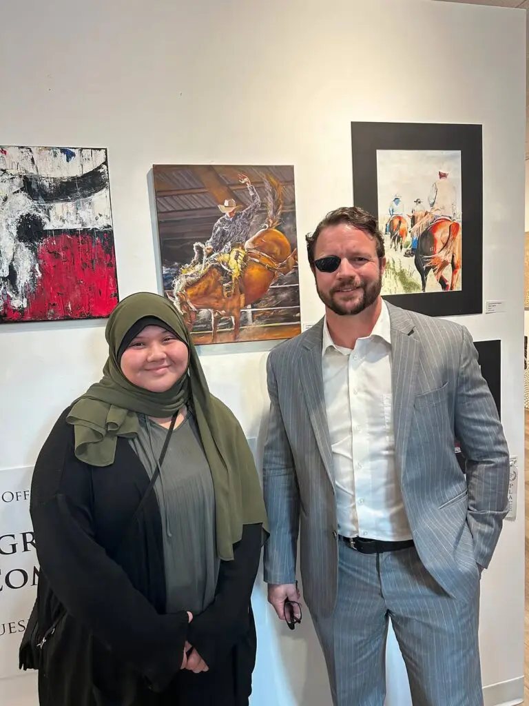 Hana Aoki's “Hangin' On” was selected as Constituent's Choice. Aoki is a repeat winner of the competition. (Photo courtesy of Dan Crenshaw)