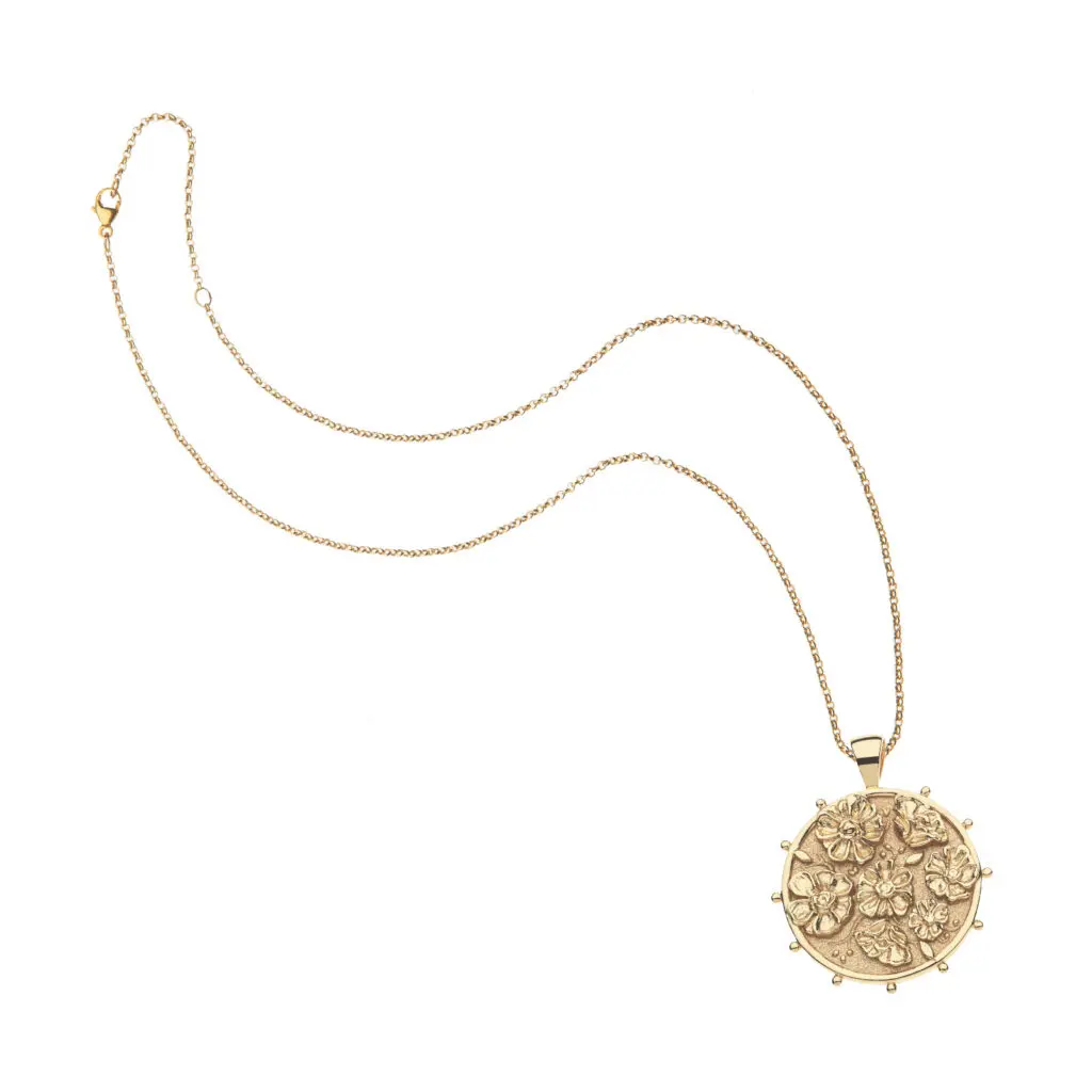 BLOOM Original Coin on Classic Rolo Chain ($298) (Courtesy)