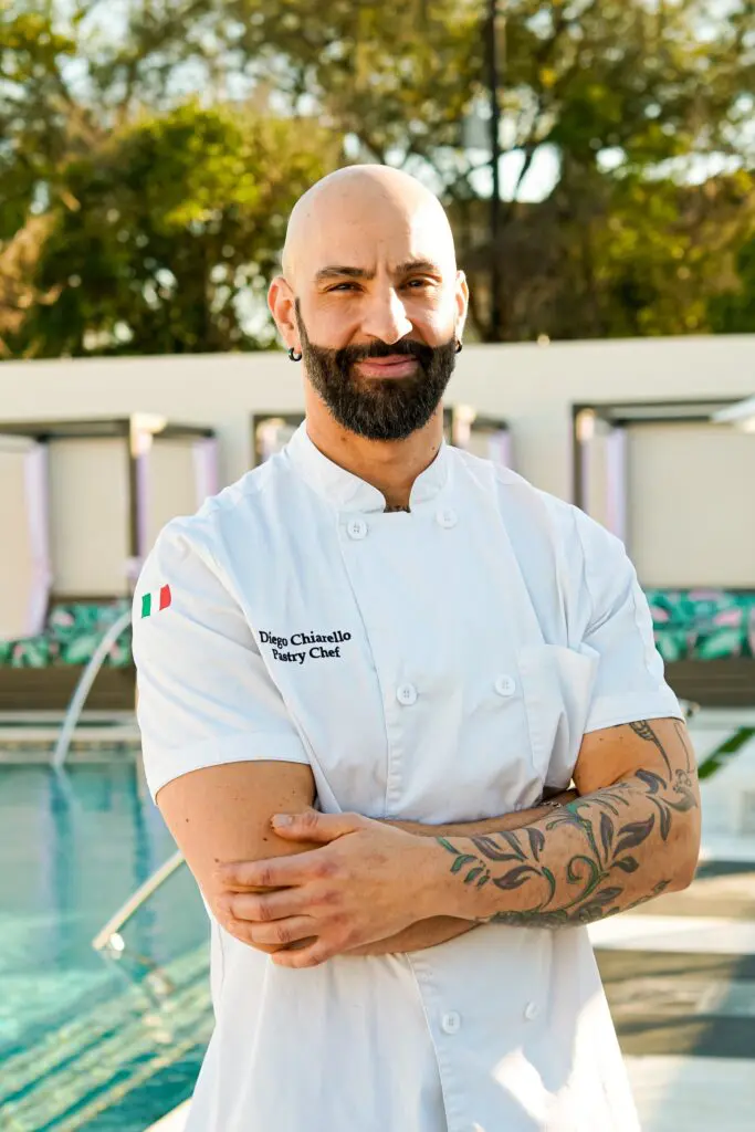 Chiarello partnered with Harmon to redefine bar cuisine by emphasizing fresh, made-on-site ingredients – from dough to sauces to cocktail juices. "It's my mission to elevate the menu," Chiarello explained. He added, “I strive to create dishes that are not only visually appealing but also leave a flavorful impression on our guests." (Photo by Photos by Becca DeFillippo)