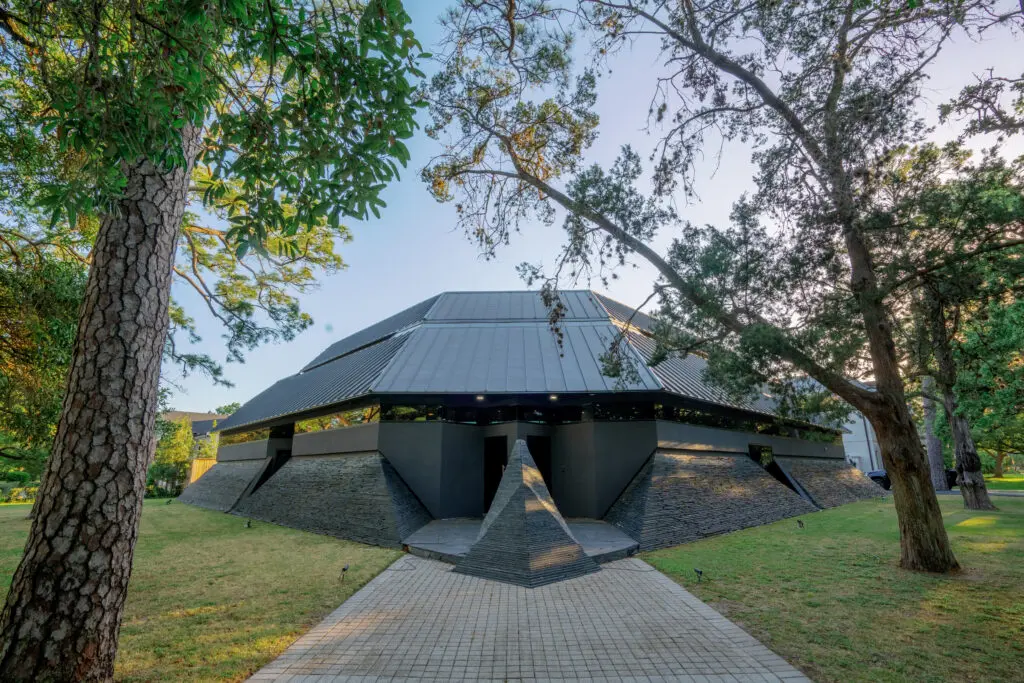 The iconic "Darth Vader House" at 3201 University Blvd. 