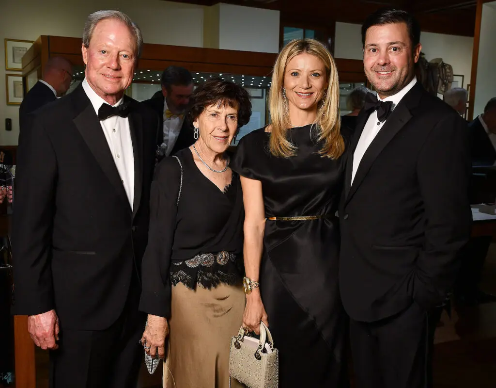 Ernie & Janet Cockrell, Stepyhanie & Ernie Cockrell at The Bryan Museum Wildcatters Gala (Photo by Dave Rossman)
