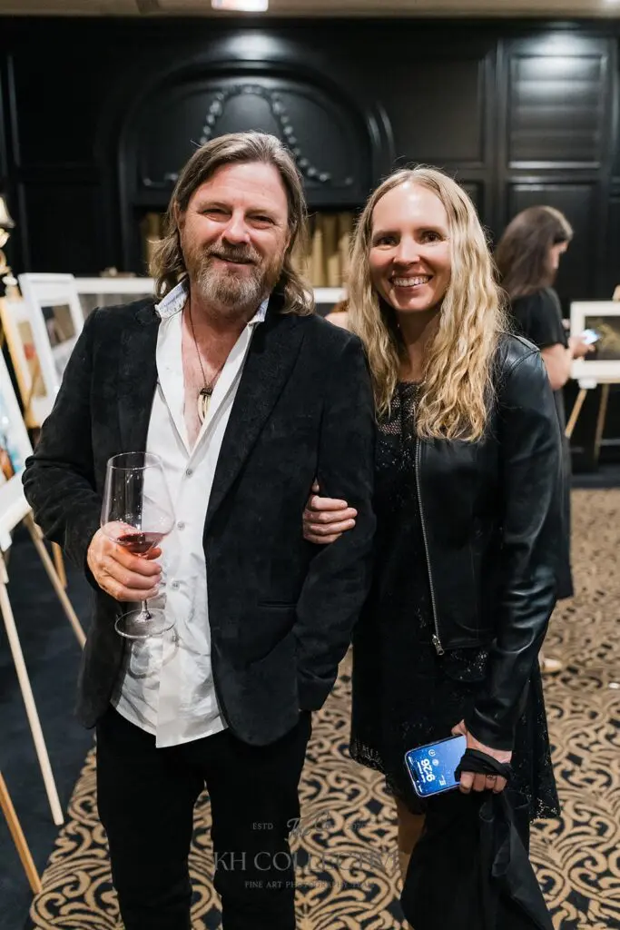 John & Brielle Griffen at the Houston Center for Photography 2025 Auction & Gala (Photo by Kelly Hornberger Photography)