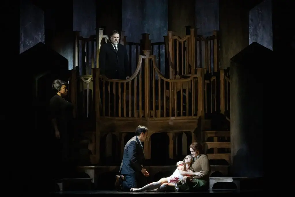 The cast of Houston Grand Opera's "Breaking the Waves"  (Photo by Lynn Lane)