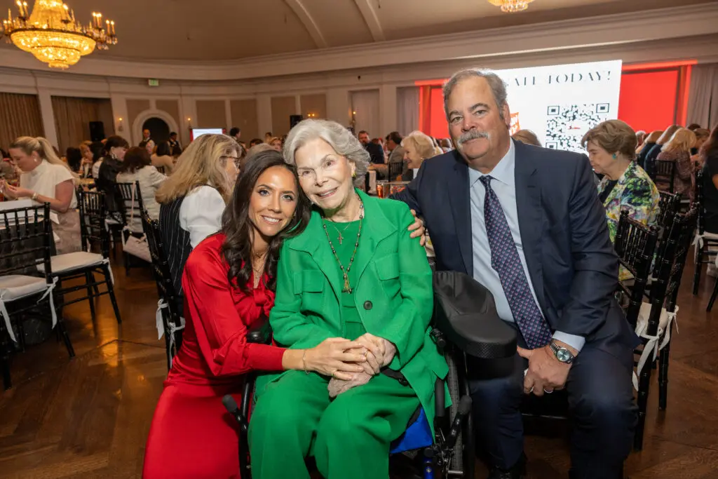 Hannah McNair, Janice McNair, Cal McNair at the Salvation Army Women's Auxiliary Reflections on Style luncheon