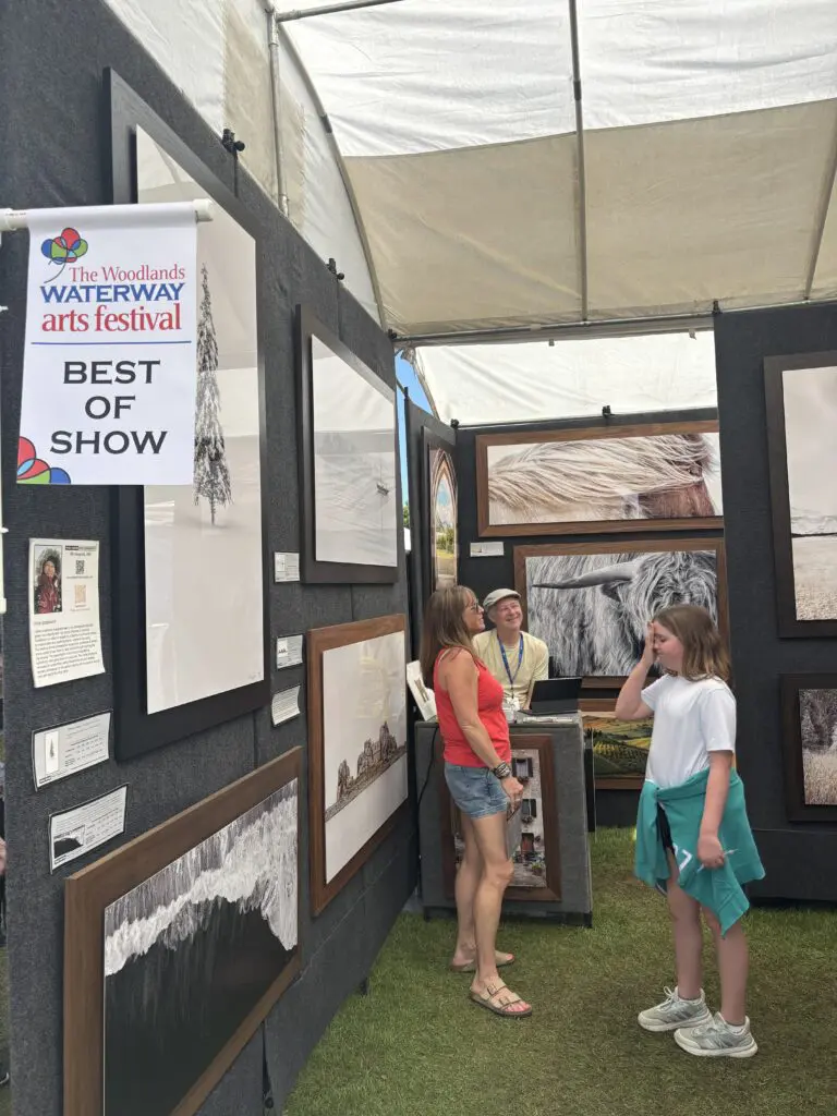 Lou Ann Townsend of New Mexico was selected as the Best of Show winner in Painting. (Photo by Laura Landsbaum)