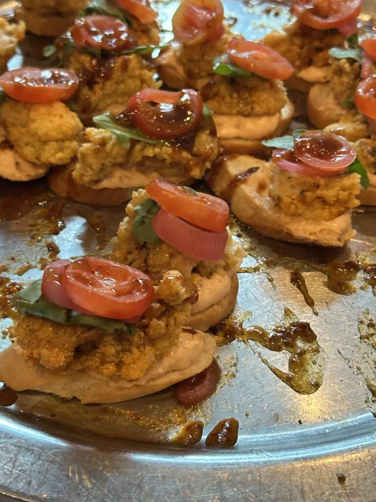 Brennan's Houston fried oyster BLT on the menu at the Courtyard Bar