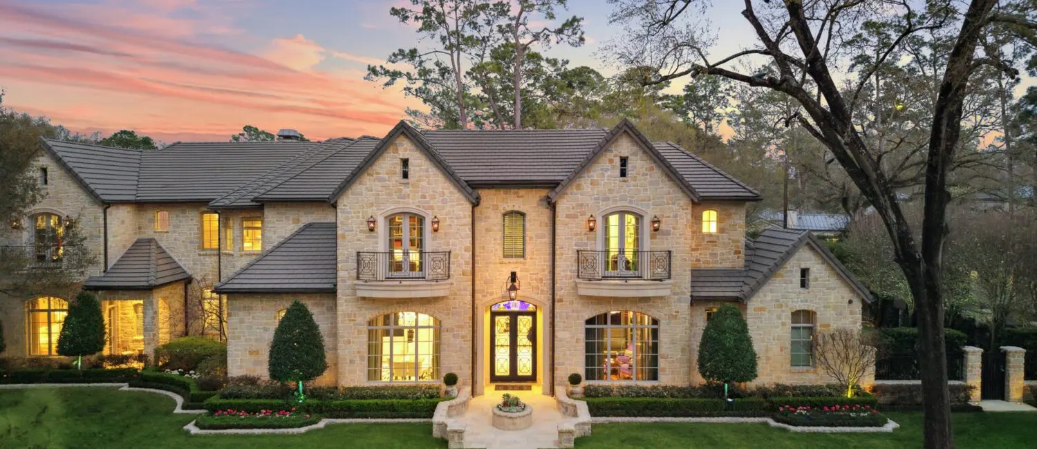 Merrie Way The 9,450 square foot mansion in Piney Point Village is offered for sale through Compass Private Exclusives meaning no public listing. (Photo by TK Images)