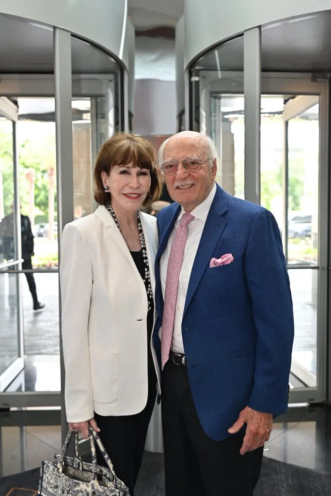 Honoree Shelby Hodge & Shafik Rifaat at Crime Stoppers of Houston's 'Houston Heroes' award luncheon.  (Photo by Quy Tran)