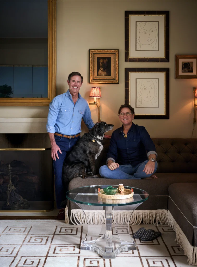 Shelby Wagner and Niven Morgan with their Catahoula, Harlow. (Photo by Pär Bengtsson)