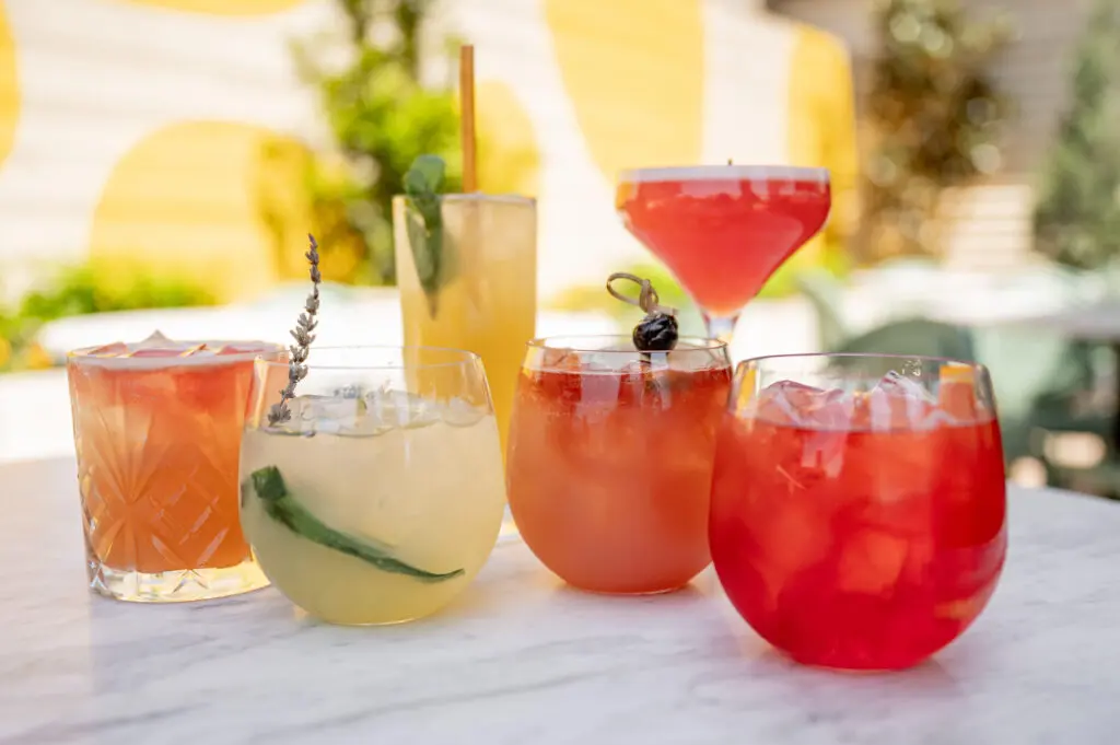 Terrazza di Triozzi's cocktail menu features signature spritzes, frozen drinks, and hand-crafted cocktails with bright citrus flavors and herb infusions. (Courtesy)