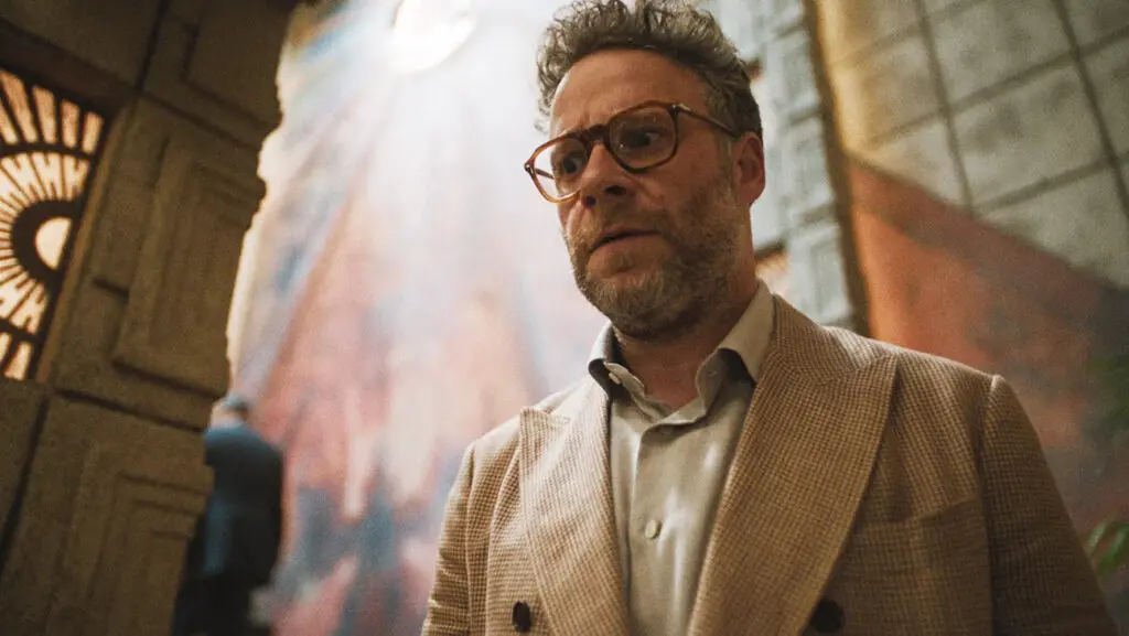 Apple TV +'s "The Studio" stars Seth Rogen as a Hollywood studio head.