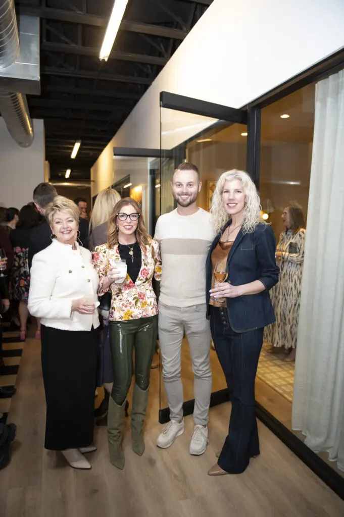 Kathy Thomkins, Dana Bass, Grayson Knight, and Michelle Kopfer Roberts (Photo by Tamytha Cameron Photography)
