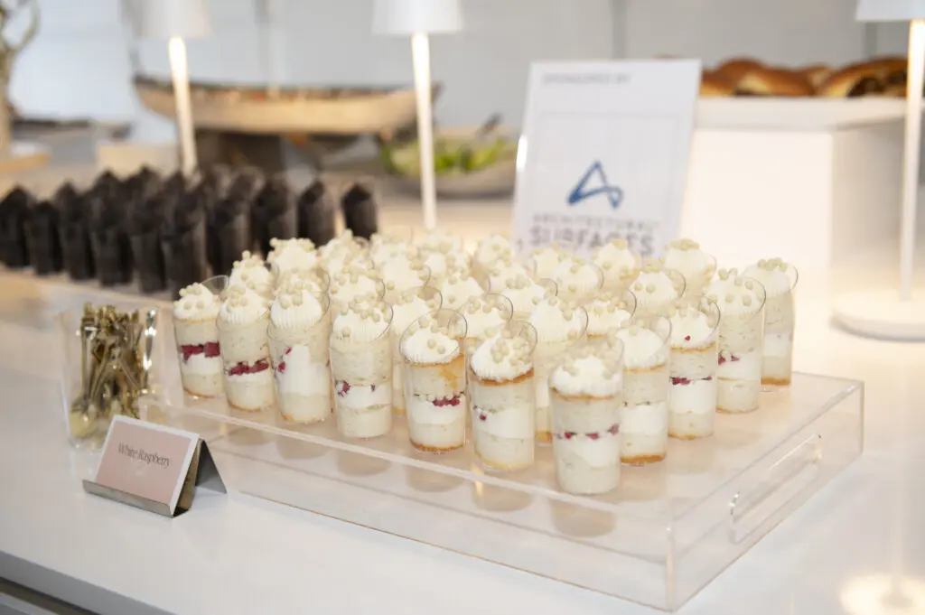 The spread at the Yates Desygn opening party (Photo by Tamytha Cameron Photography)