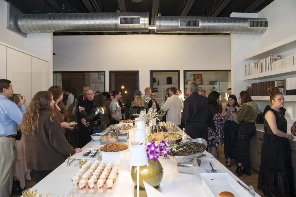The spread at the Yates Desygn opening party (Photo by Tamytha Cameron Photography)