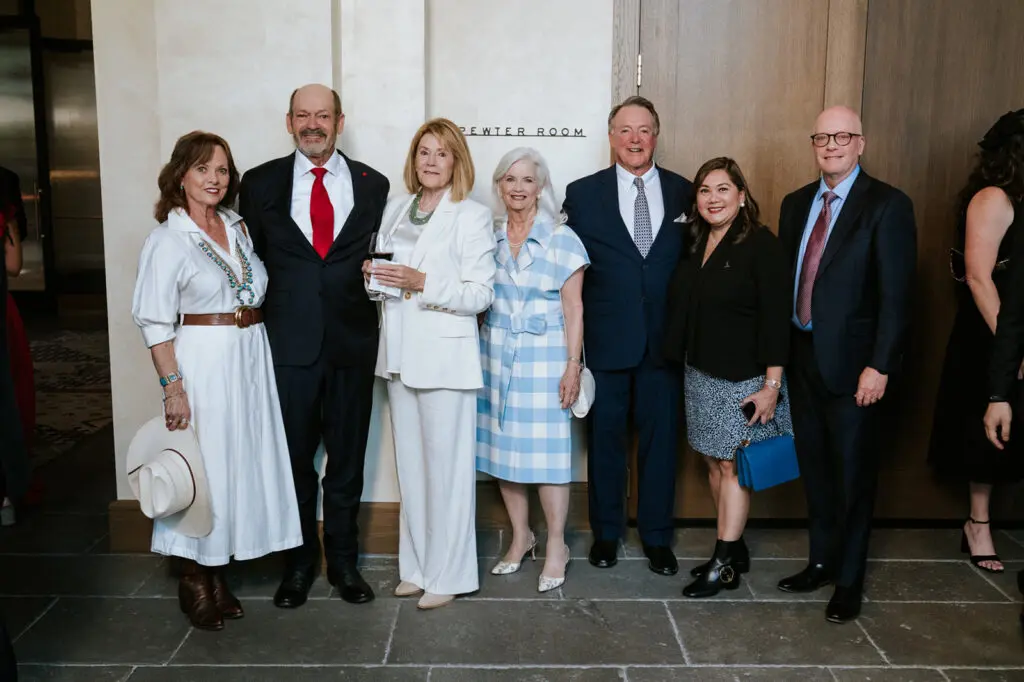 Family members of the late Roy C. Farrell, who co-founded Cathay Pacific 80 years ago. (Photo by Teshorn Jackson Studio)