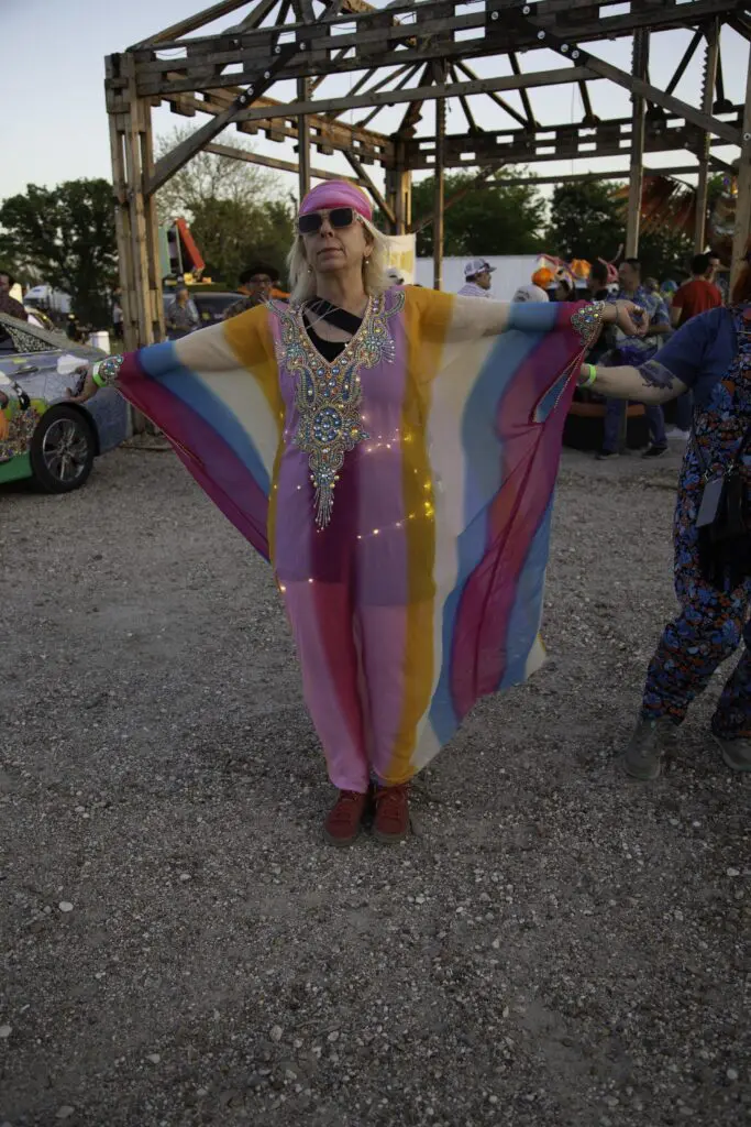Staci Davis at The Legendary Art Car Ball 2025 (Photo by Mike Herrera)