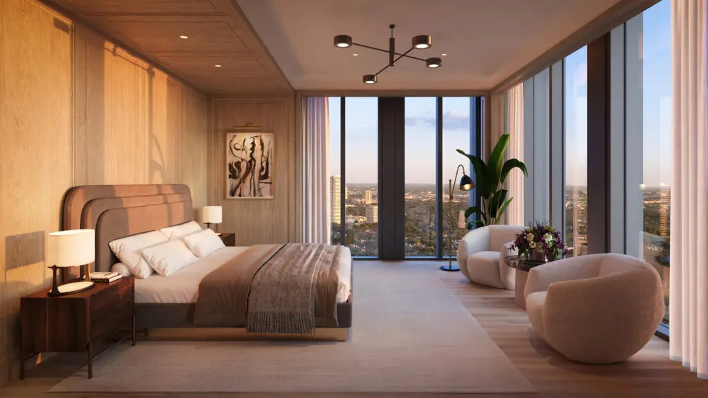 The Birdsall Residences have bedrooms that are true sanctuaries from the histle and bustle of Houston.