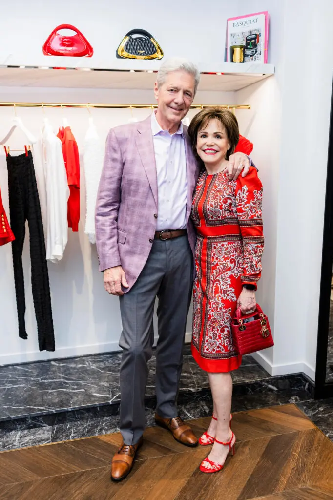 Bobby Dees & Hallie Vanderhider at Balmain in River Oaks District saluting Operation Smile honorees. 