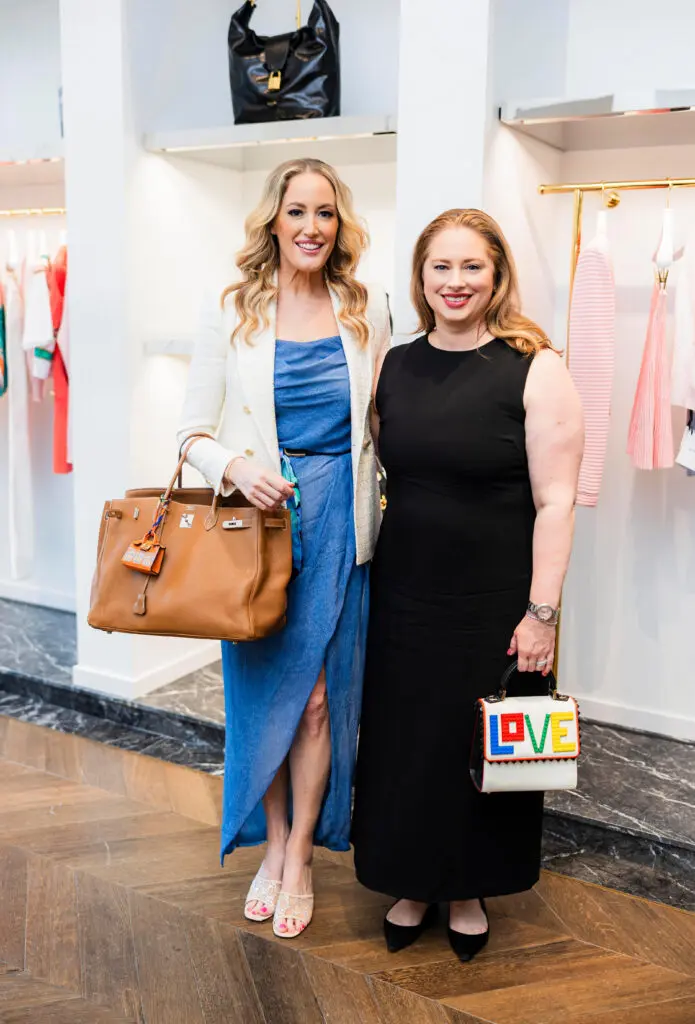 Whitney Kuhn Lawson, April McGee at Balmain in River Oaks District saluting Operation Smile honorees.  
