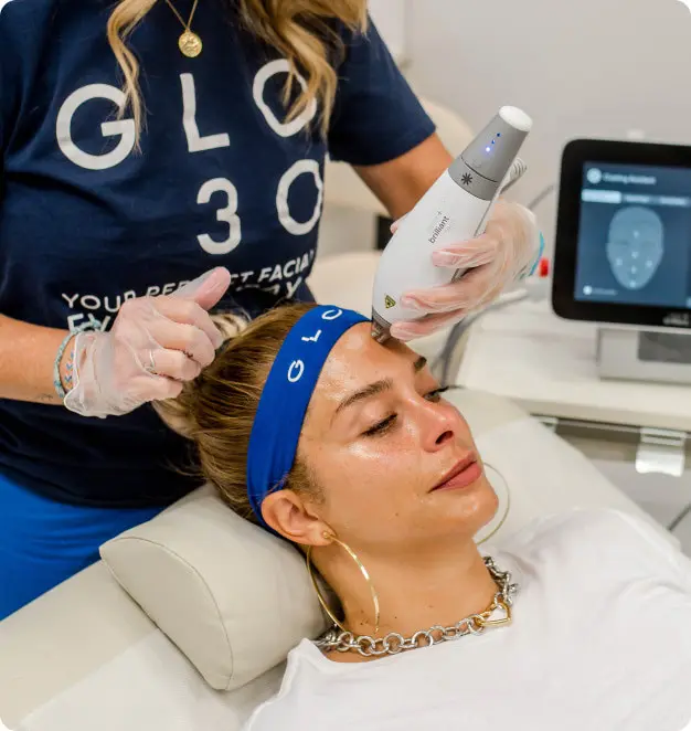 Because monthly sessions are customized for what your skin needs at that exact time, every facial is different. Modalities include peels, light therapy, microdermabrasion, gua sha, high frequency, and even facial cupping. (Courtesy)